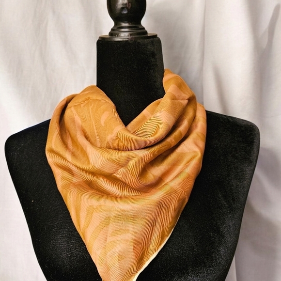 Vintage Vera Orange Zebra Print Scarf - Picture 4 of 11